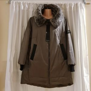 BUIMUNI  beige parka sz Xl